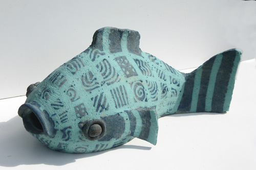 Green patterned fish